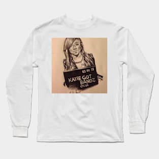 Katie Got Bandz Portrait Long Sleeve T-Shirt